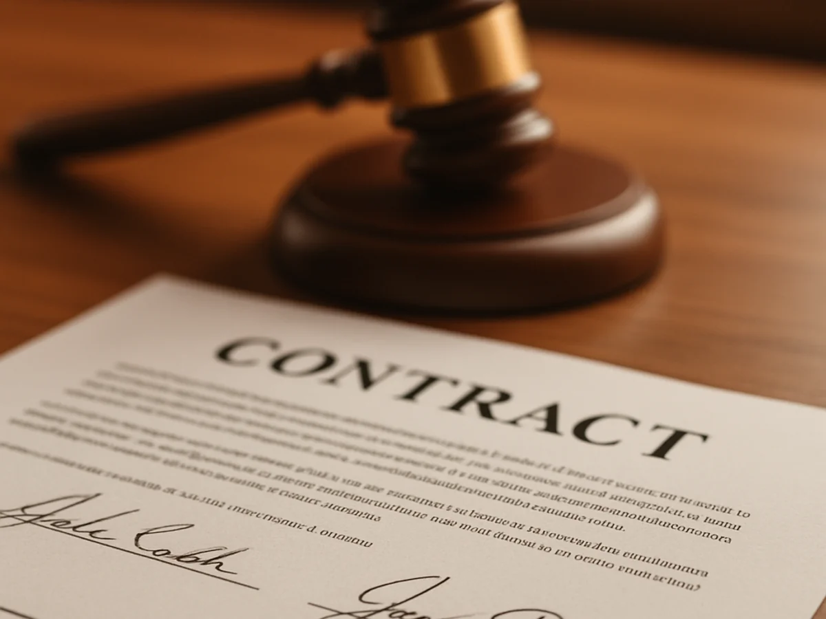 Legal documents and settlement paperwork